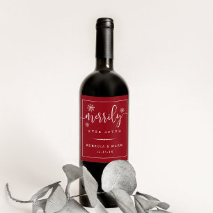 Rótulo De Garrafa De Cerveja Merrily Ever Rotulagem De Vinho Favorável De Cas