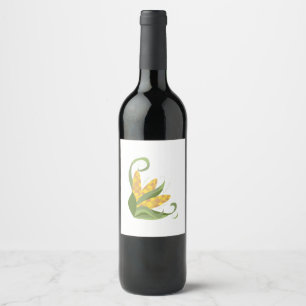 Rótulo De Garrafa De Cerveja Milho