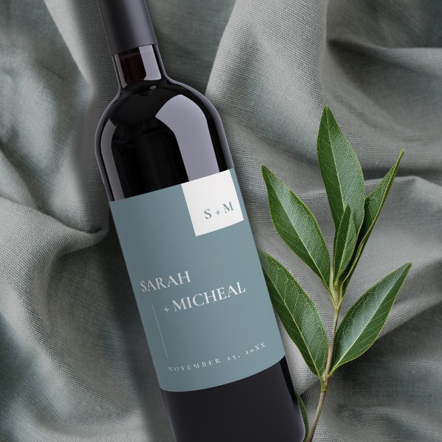 RÓTULO DE GARRAFA DE CERVEJA MÍNIMO ESCÂNDALO CINZA AZUL ESCURO CASAMENTO DE MO (Criador carregado)