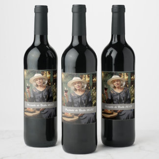 Rótulo De Garrafa De Cerveja Modelo de foto personalizado