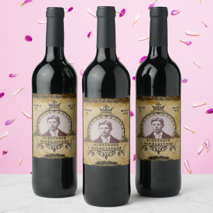 Rótulo De Garrafa De Cerveja Modelo Personalizado de Fotografia de 70 Birthday
