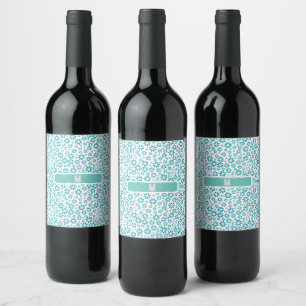 Rótulo De Garrafa De Cerveja Moderna Margarida Contemporânea Flor Inicial