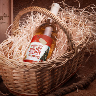 Rótulo De Garrafa De Cerveja Moderno do século médio Férias de Natal engraçad