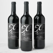 Moderno Elegante Preto Branco Cinquenta Fabuloso A