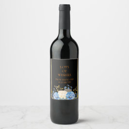 Rótulo De Garrafa De Cerveja Muitos verdes agradáveis com vinho floral