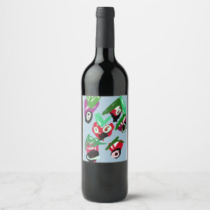 Rótulo De Garrafa De Cerveja Namorados de morangos