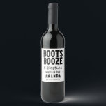 Rótulo De Garrafa De Cerveja Nashville Bachelorette Boots Booze Besties Persona<br><div class="desc">Procurando o presente perfeito para sua festa de solteira Nashville? Não olhe mais que nossa linha personalizada de etiquetas "Boots Booze and Besties"! Essas etiquetas são perfeitas para qualquer festa de solteira - quer você esteja planejando uma festa de solteira rodeada, uma festa de solteira de vaquinha, ou qualquer coisa...</div>