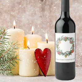 Rótulo De Garrafa De Cerveja Natais vintages Retroativos Fios e Ornamentos Pers