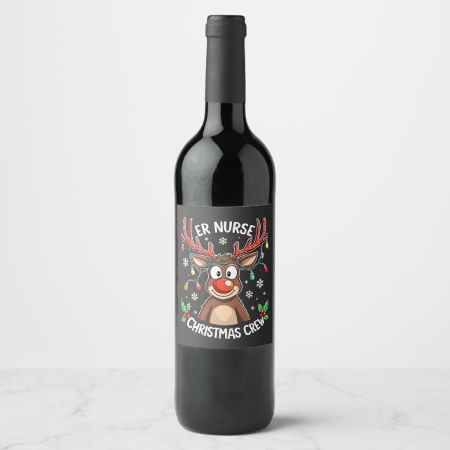 Rótulo De Garrafa De Cerveja natal 2025, (Frente)