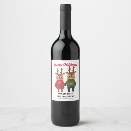 Rótulo De Garrafa De Cerveja Natal Bebê Anunciando Tio Fine Impressão