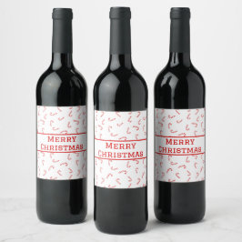 Rótulo De Garrafa De Cerveja Natal de Cana de Açúcar Personalizado