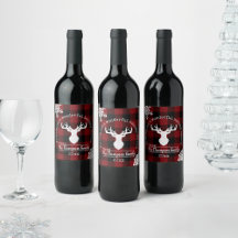 Natal em Xadrez Búfalo Vermelho e Preto