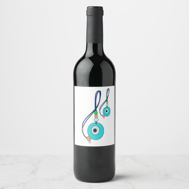 Rótulo De Garrafa De Cerveja Nazar-Amulett  (Frente)