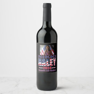 Rótulo De Garrafa De Cerveja Nikki Haley para Presidente