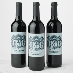 Rótulo De Garrafa De Cerveja Nome Personalizado Bali