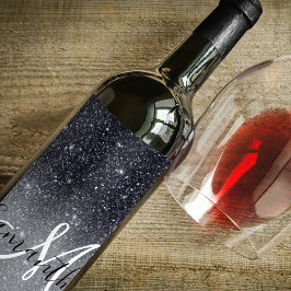 Rótulo De Garrafa De Cerveja Nome Personalizado de Mineração de Mineração Preta