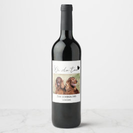 Rótulo De Garrafa De Cerveja Nós também temos costume de casar animais de estim