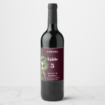 Número da Tabela Casada Vinho Cor Vinho Floral Rót