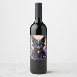 Rótulo De Garrafa De Cerveja Nyx – Guardião do Luar.