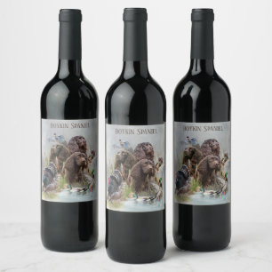 Rótulo De Garrafa De Cerveja O Boykin Spaniel