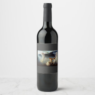 Rótulo De Garrafa De Cerveja O martírio de Santa Cristina