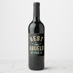Rótulo De Garrafa De Cerveja O Melhor Abuelo Do Par Avô