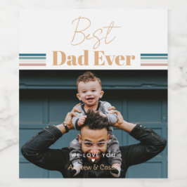 Rótulo De Garrafa De Cerveja O melhor pai de sempre