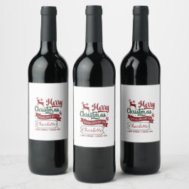 Rótulo De Garrafa De Cerveja O Natal comemora as férias!