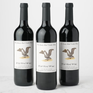 Rótulo De Garrafa De Cerveja O Pelicano marrom (Pelecanus occidentalis) NY Bird
