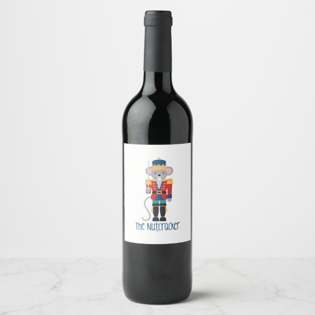 Rótulo De Garrafa De Cerveja O Quebra-Nozes (Frente)