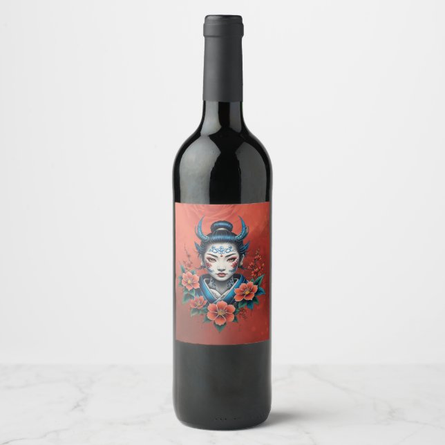 Rótulo De Garrafa De Cerveja O segredo da beleza pálida. (Frente)
