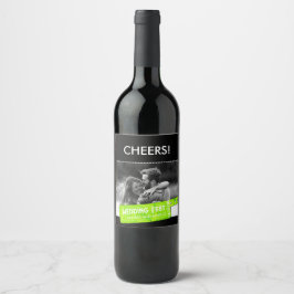 Rótulo De Garrafa De Cerveja O show de tíquete Rock and Roll Wedding salva a da