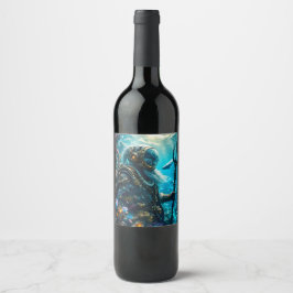 Rótulo De Garrafa De Cerveja Odisseia do Oceano Encantado