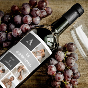 Rótulo De Garrafa De Cerveja Oferta da Melhor Família de Fotos e Cinzas do Mode