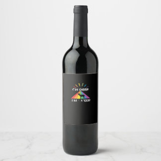 Rótulo De Garrafa De Cerveja Oh Veado Queer Design Estético Tendência