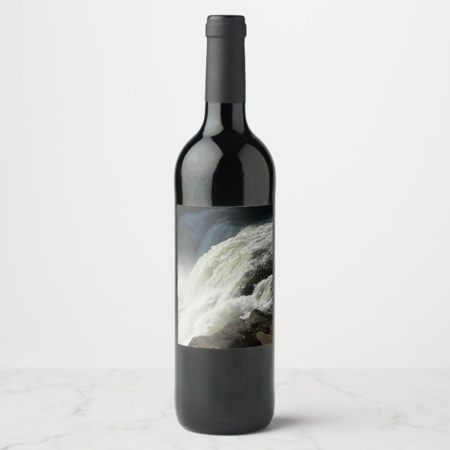 Rótulo De Garrafa De Cerveja Ohiopyle Falls na Pensilvânia (Frente)