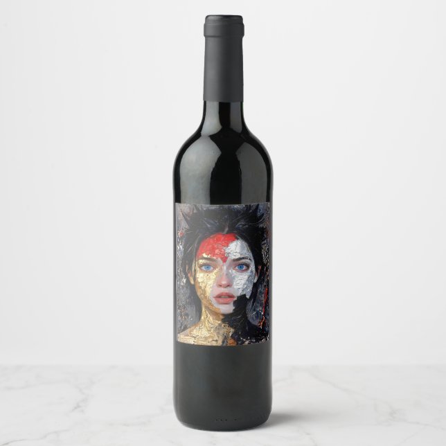 Rótulo De Garrafa De Cerveja Olhos da Brasa – “Retrato de Brasas” (Frente)