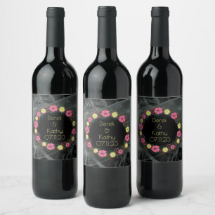Rótulo De Garrafa De Cerveja Onyx Black Velvet   Chalkboard Grunge Vintage