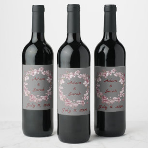 Rótulo De Garrafa De Cerveja Onyx Black Velvet Chalkboard Grunge Vintage