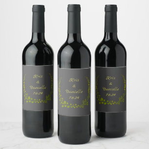 Rótulo De Garrafa De Cerveja Onyx Black Velvet   Chalkboard Grunge Vintage