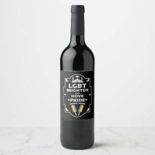 Rótulo De Garrafa De Cerveja Orgulho Brighton e Hove
