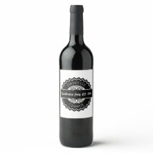 Ornamentado Vintage Black White Seal