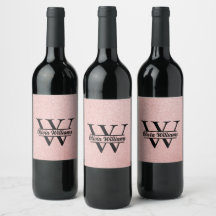Ouro Rosé Brilho Monograma | Brilho Moderno Femini