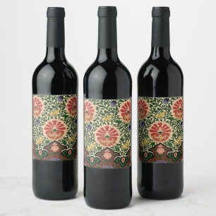 Rótulo De Garrafa De Cerveja Owen Jones Chinoiserie Floral Arte Design Lotus Ve