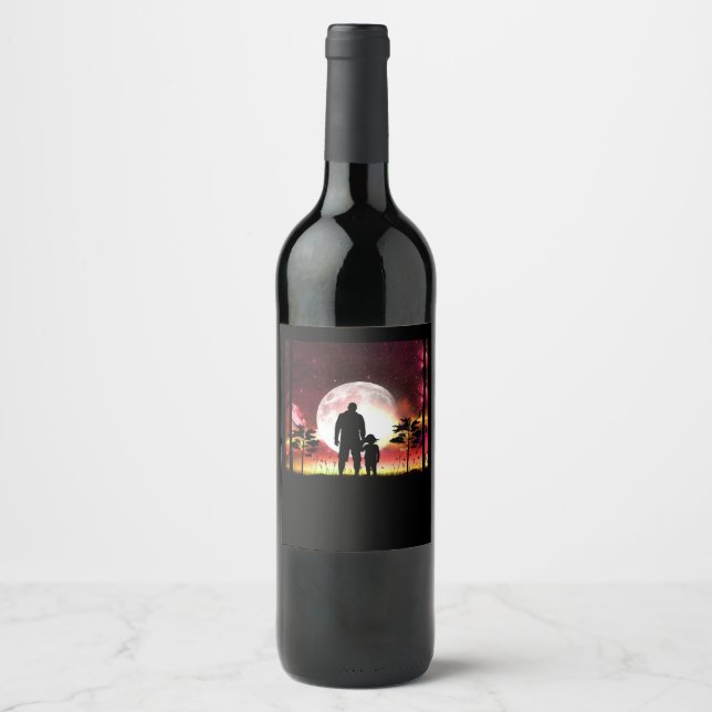 Rótulo De Garrafa De Cerveja Pai e Filha (Frente)