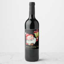 Papai Noel com Natal Personalizado para Presente