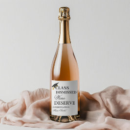 Rótulo De Garrafa De Cerveja Pares bem com a graduação universitária