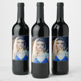 Rótulo De Garrafa De Cerveja Pares bem com a graduação universitária