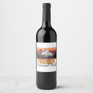 Rótulo De Garrafa De Cerveja Parque Nacional Yosemite