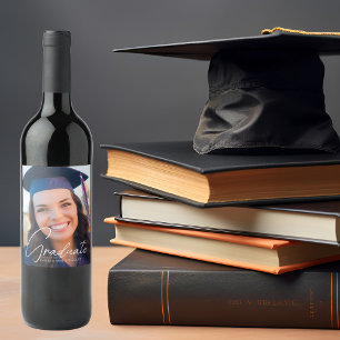 Rótulo De Garrafa De Cerveja Partido Personalizado de Foto para Graduação de Te